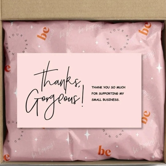 π Gorgeous Thank You Insert Cards Pack of 30 - Picture 2 of 3